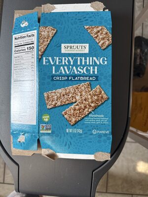 Everything Lavasch Crisp Flatbread