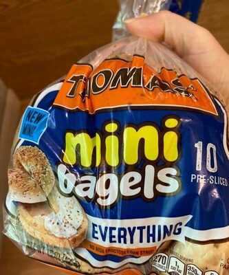 Everything mini bagels