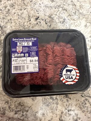 Extra lean ground beef - 96/4