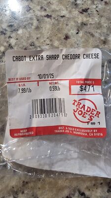 Extra Sharp Cheddar Cheese