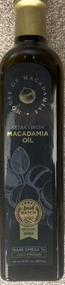 Extra Virgin Macadamia Oil