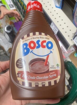 Fair trade chocolate syrup