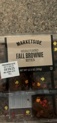 FALL BROWNIE BITES