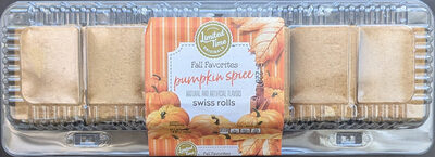 Fall Favorites Pumpkin Spice Swiss Rolls