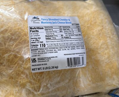 Fancy Shredded Cheddar & Monterey Jack Cheese Blend
