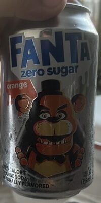 Fanta zero sugar orange