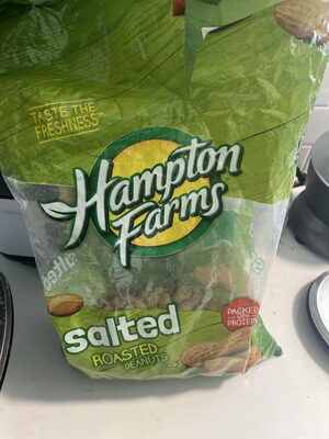 Farms salted roasted inshell peanuts large net wt