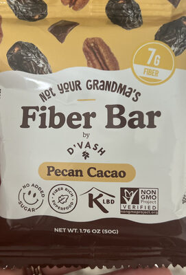 Fiber Bar Pecan Cacao