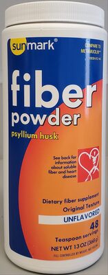 Fiber powder, psyllium husk