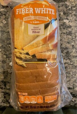Fiber White Emriched Bread