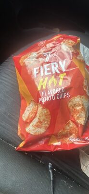 Fiery Hot Flavored Potato Chips