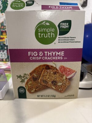 Fig & Thyme Crisp Crackers