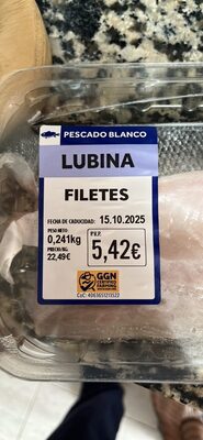 Filetes de lubina