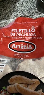 FILETILLO DE PECHUGA DE POLLO MARINADO CONGELADO (IQF)