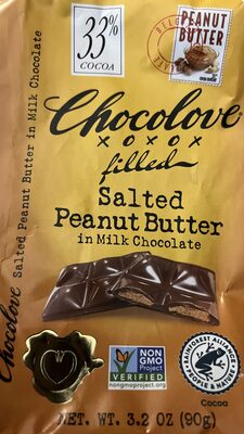 filled salted peanut butter in Milk Chocolate