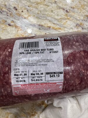 Fine Ground Beef Tubes