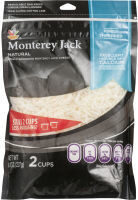 Finely shredded monterey jack cheese