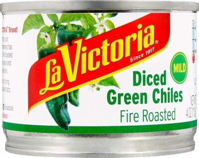Fire roasted diced green chiles mild