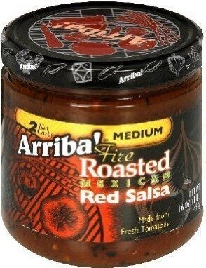 Fire roasted mexican red salsa medium ounce