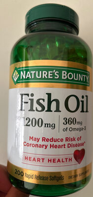 Fish oil mg omega- heart health