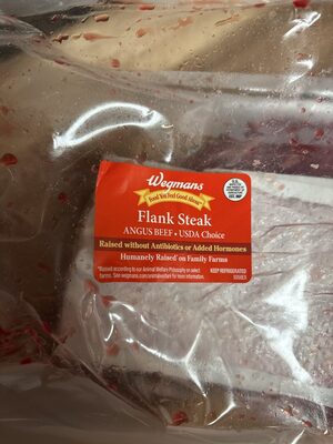 Flank Steak Angus Beer USDA Choice