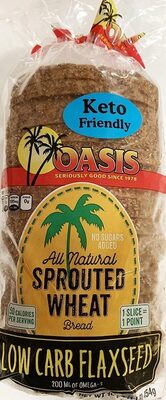 Flaxseed bread low carb