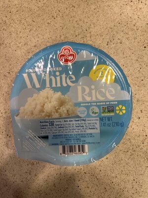 Fluffy Cooked White Rice