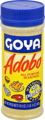 Foods adobo without pepper