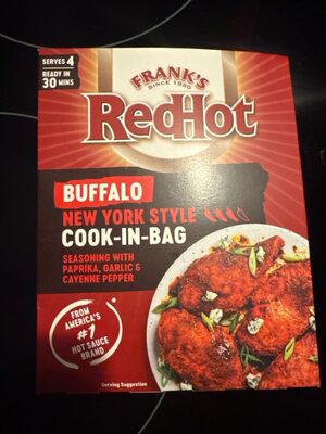 Frank’s Red Hot Buffalo New York Style Cook-In-Bag