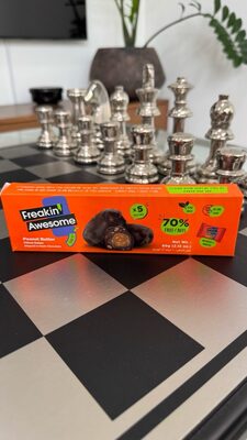 Freaking Awesome Crunchy Peanut Butter filled dates