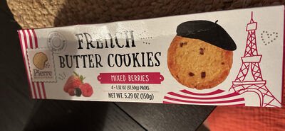 French Butter Cookies Mixed Berries