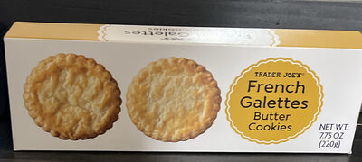 French Galettes Butter Cookies