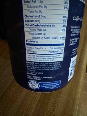 French Vanilla Coffee Creamer