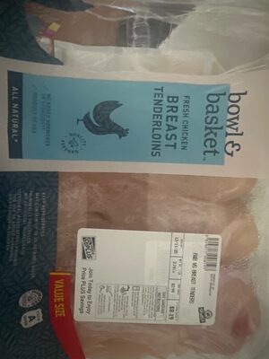 Fresh chicken breast tenderloins