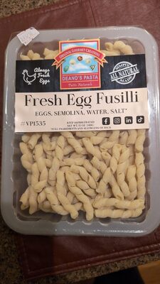 Fresh Egg Fusilli