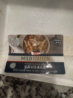 Fresh Mild Ground Italian Sausage