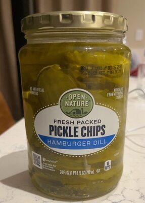 Fresh Packed Pickle Chips-Hamburger Dill