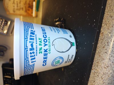 fresh thyme 2% Greek yogurt