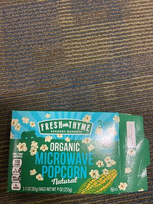 Fresh Thyme Organic Microwave Popcorn