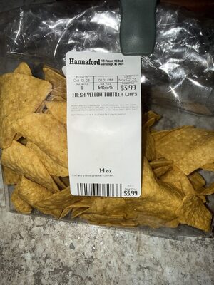 Fresh Yellow Tortilla Chips