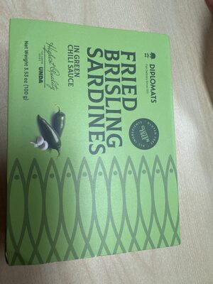 Fried Brisling Sardines In Green Chili Sauce