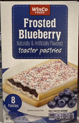 Frosted Blueberry Toaster Pastries