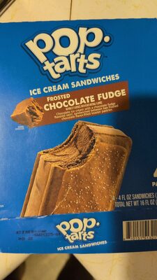 Frosted Choclate Fudge Ice Cream Sandwich