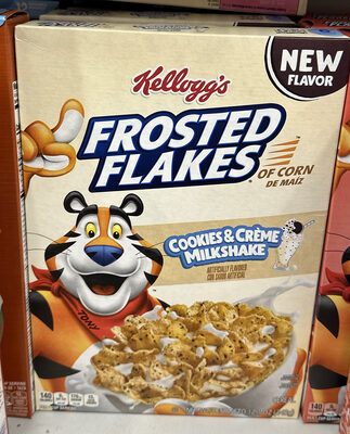 Frosted Flakes Cookies & Crème Milkshake