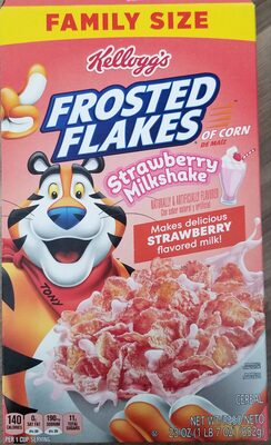 Frosted Flakes Strawberry Milkshake