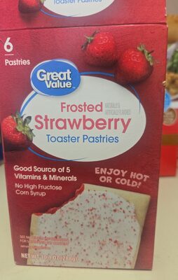 Frosted Strawberry Toaster Pastries