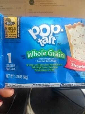 Frosted strawberry toaster pastry