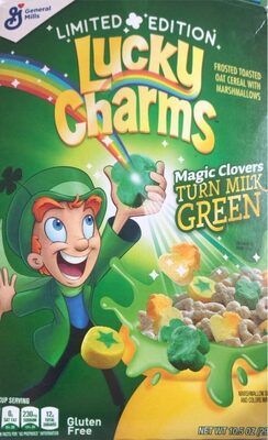 Frosted toasted oat cereal with marshmallows