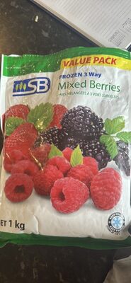 Frozen 3 Way Mixed Berries