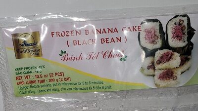 Frozen Banana Cake (Black Bean)